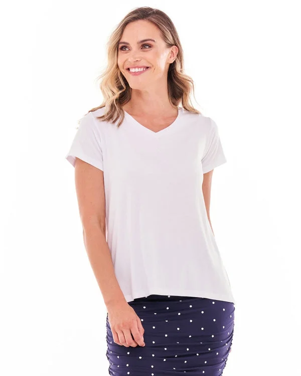 Betty Basics Ava Tee White