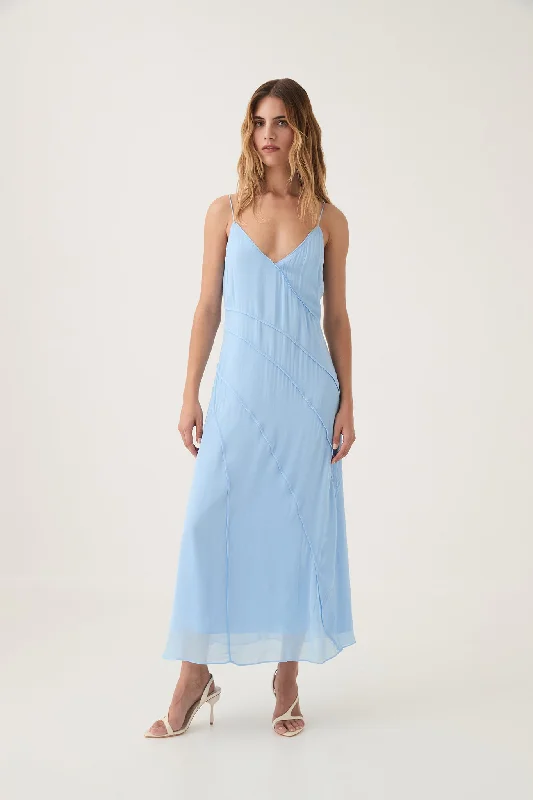 Exurbia Seamed Midi Dress