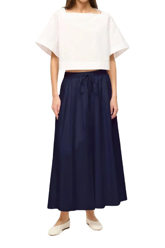 Eden Skirt in Navy