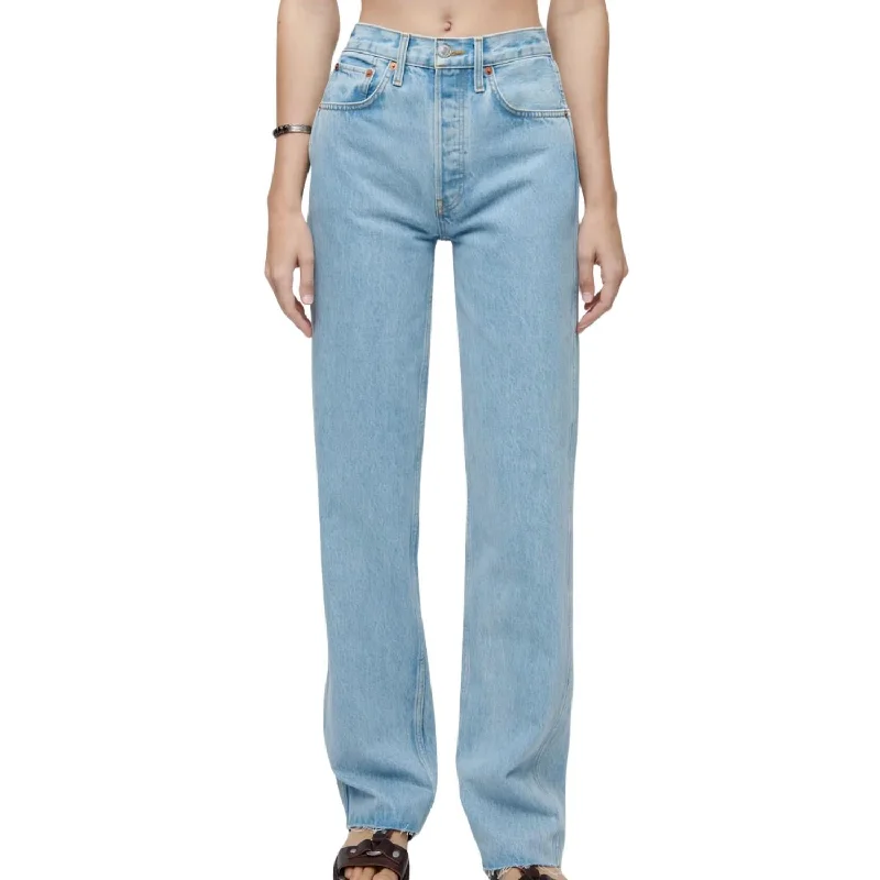 90's High Rise Loose Jean In Naf