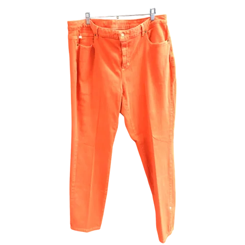 Jeans Boyfriend By Michael Kors In Orange, Size: 18