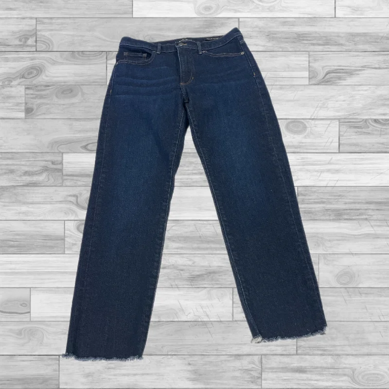 Jeans Skinny By Banana Republic In Blue Denim, Size: 4