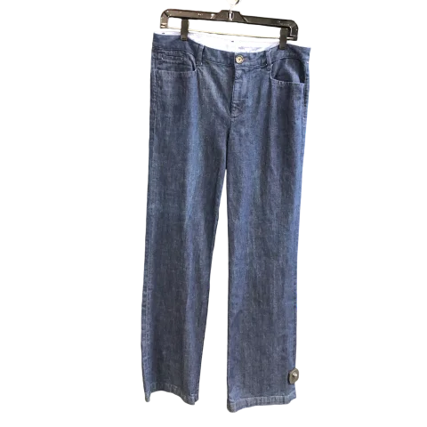 Jeans Straight By Banana Republic In Blue, Size: 10