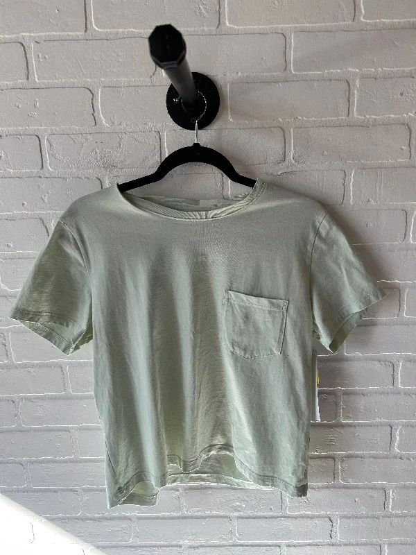 Top Short Sleeve Basic By Everlane In Green, Size: M