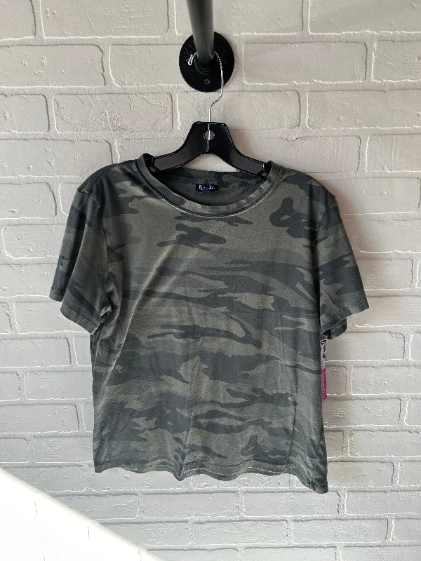 Top Short Sleeve Basic By Splendid In Green, Size: L