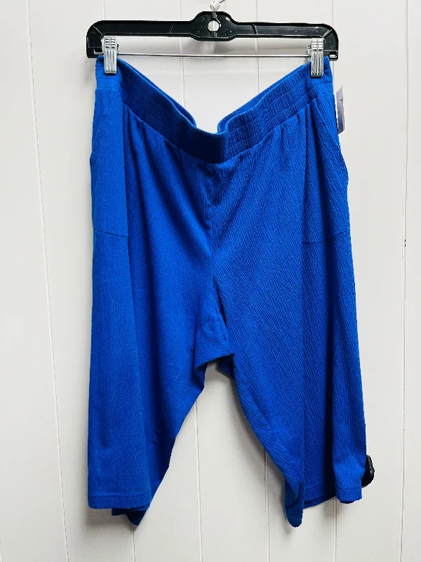 Blue Capris kim gravel  Size L