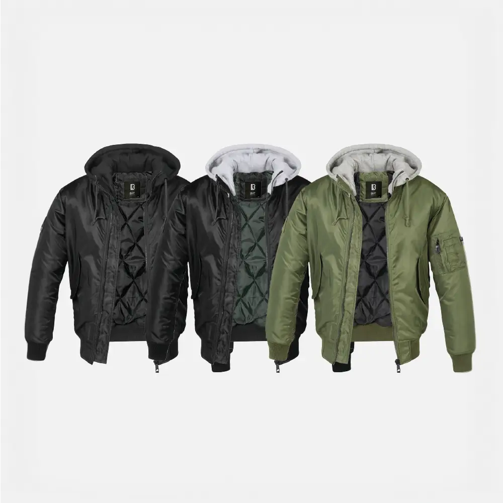 Hooded MA1 Bomber Jacket