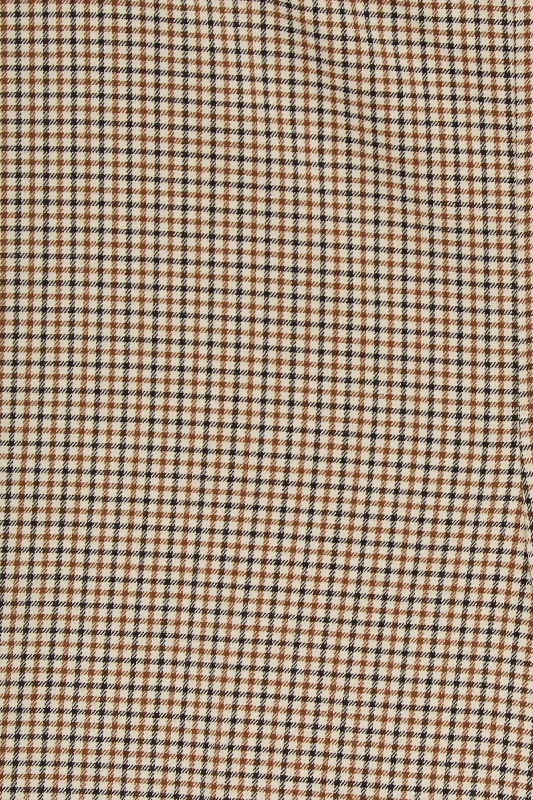 Oatmeal Brown Plaid