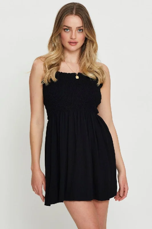 Black Mini Dress Sleeveless