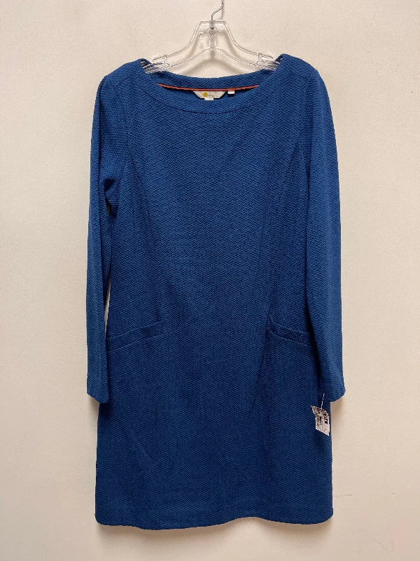 Dress Casual Midi By Boden In Blue, Size: M