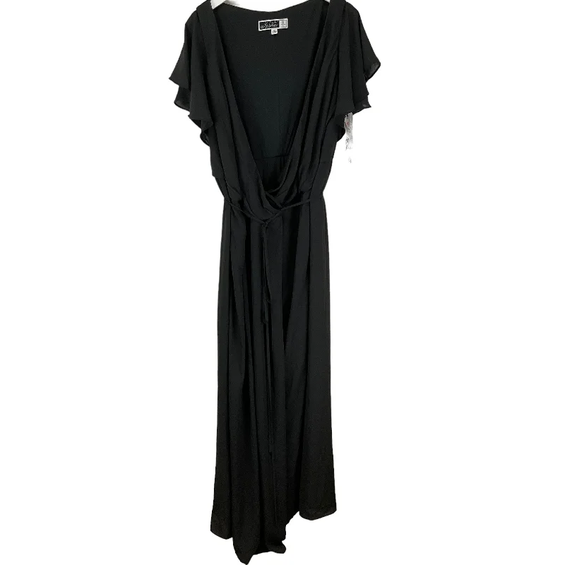 Dress Casual Maxi By Cmc In Black, Size: 22