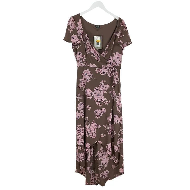 Dress Casual Maxi By Lily Rose In Floral Print, Size: Xl