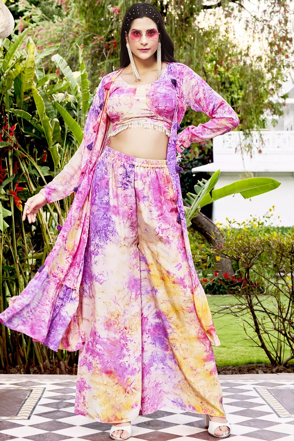 Latest Beach Party Koti Style Co Ord Set For Women