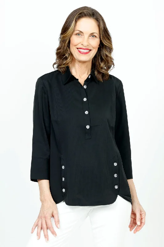 Beau Chemise Tulip Hem Blouse