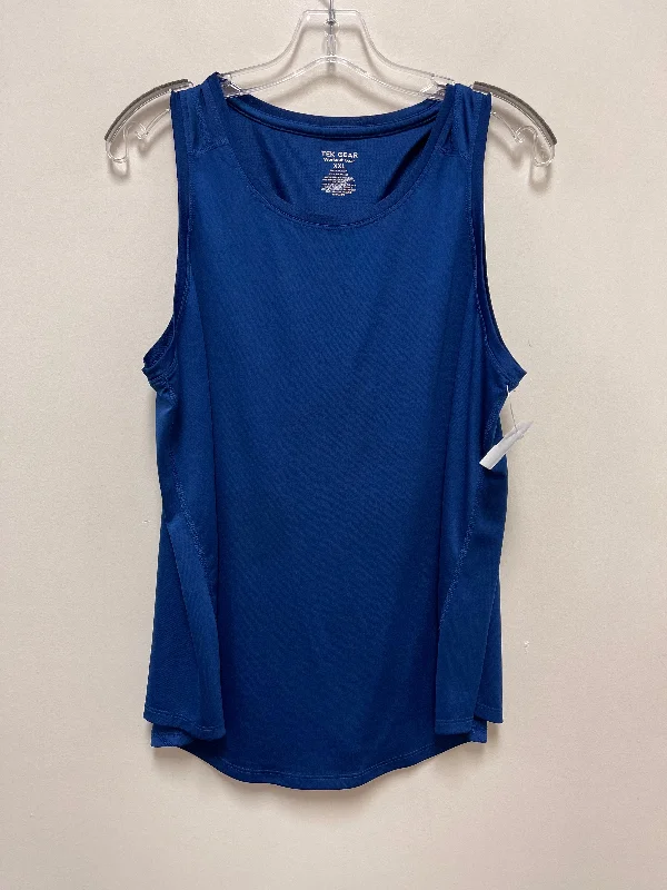 Blue Athletic Tank Top Tek Gear, Size 2x