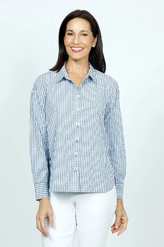 Cali Girls Checked Boyfriend Blouse