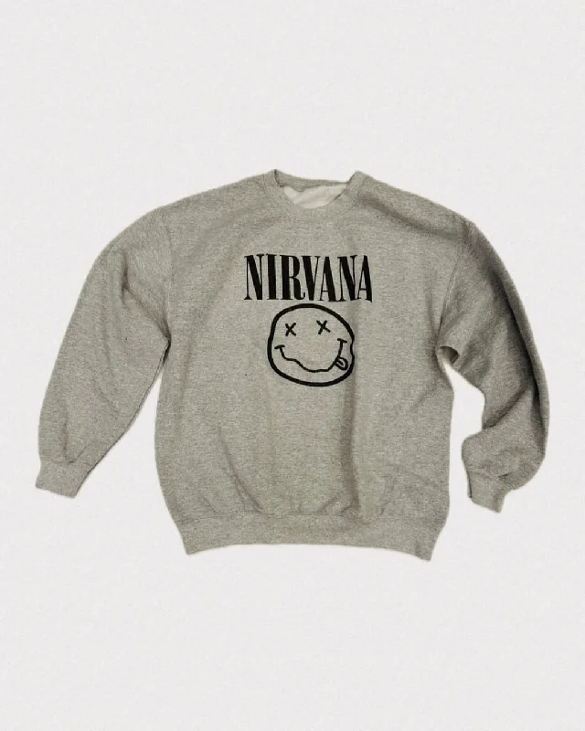 Nirvana Smile Sweatshirt Sz L