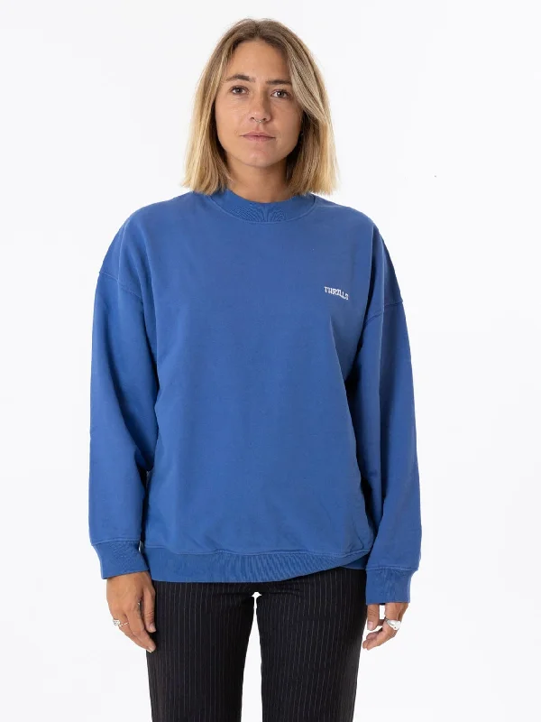 Spectral Oversize Crew - Vintage Royal Blue